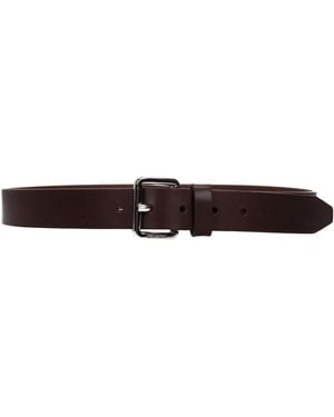Neil Barrett Brown Leather Regular Belts
