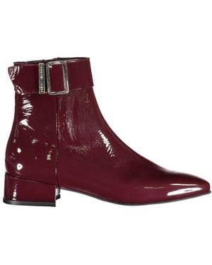 Tommy Hilfiger Purple Synthetic Boot - Red