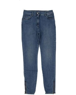 Moschino Cotton Denim Jeans - Blue