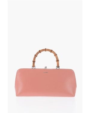 Jil Sander Multicolor Cowhide Tote Bag - Pink