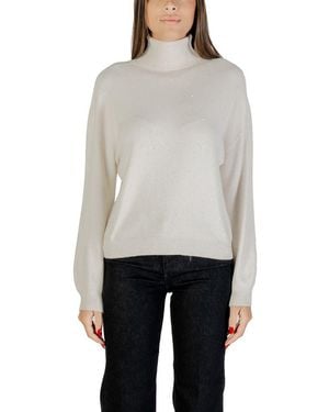 Liu Jo White Viscose Sweatshirt - Grey