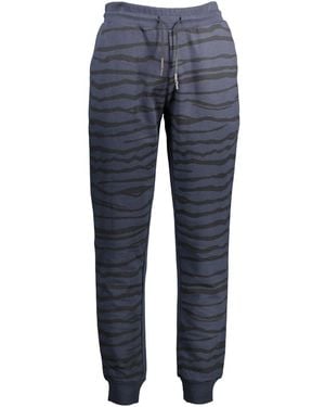 Roberto Cavalli Cotton Trackpant - Blue