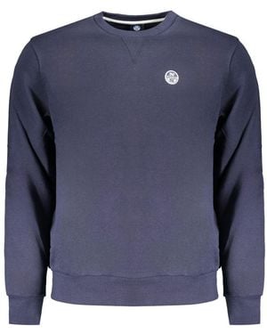 North Sails Blue Cotton Men Jumper