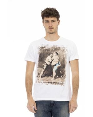 TRUSSARDI ACTION Cotton T-Shirt - White