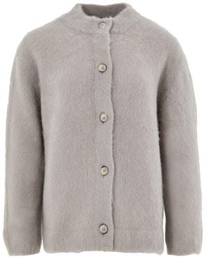 Gran Sasso Wool Cardigan - Gray