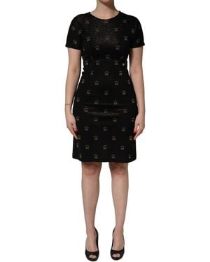 Dolce & Gabbana Black Dg Crown Short