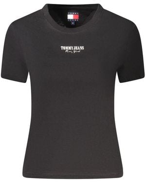 Tommy Hilfiger Black Cotton T