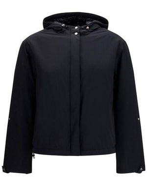 Herno Black Polyamide Shell Jacket - Blue