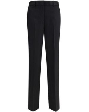 Lardini Black Wool Oves Aries Trousers