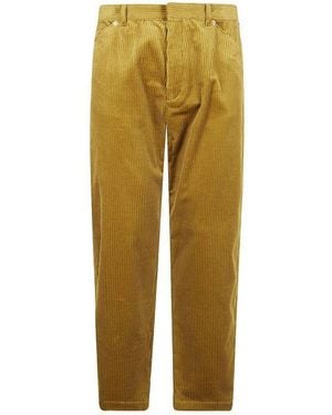 Prada Pinwale Corduroy Trousers - Yellow