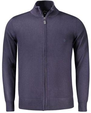 COVERI MOVING Blue Viscose Men Jumper