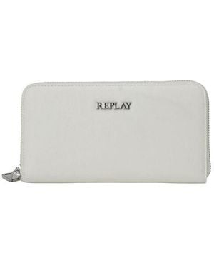 Replay White Polyethylene Wallet