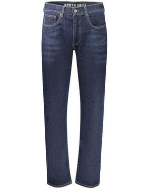 North Sails Blu Cotton Men Jeans - Blue