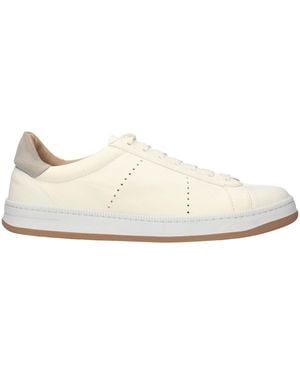 Eleventy Trainers Leather/Ivory - Natural