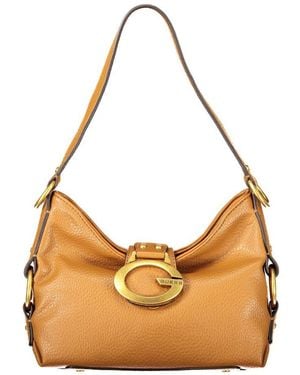 Guess Marrone Poliuretano Woman Handbag - Metallic