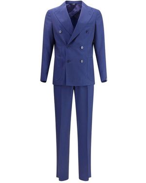 Gi Capri Virgin Wool Blazer Suit - Blue