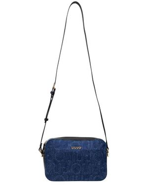 Liu Jo Blue Cotton Handbag