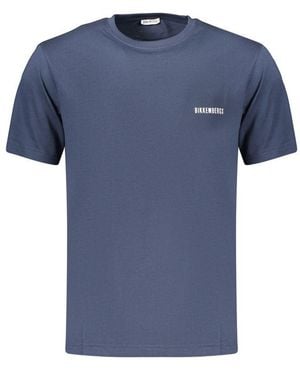 Bikkembergs Blue Cotton Men's T