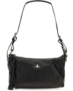 Vivienne Westwood Black Lambskin Handbag