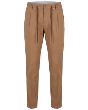 Baldinini Brown Cotton Men Trousers