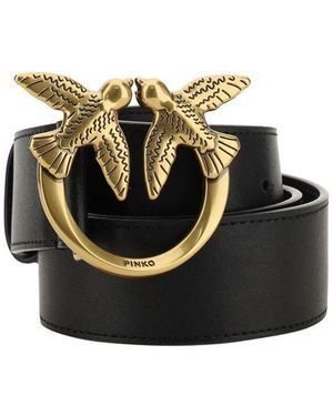 PINKO Calf Leather Bos Taurus Belt Women Black Belts Pinko | Calf Leather Bos Taurus Regular Women main image 3