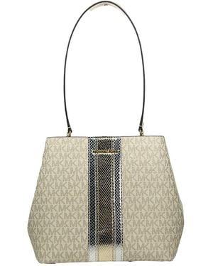 Michael Kors Medium Pratt Bucket Shoulder Bag Purse - Black