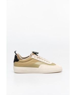 Scotch & Soda Leather Low Top Trainers - White