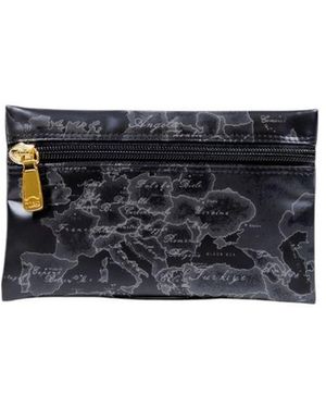 Alviero Martini 1A Classe Black Polyethylene Clutch Bag