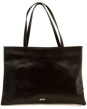 LA ROSE Tote Bag Azzurro - Black