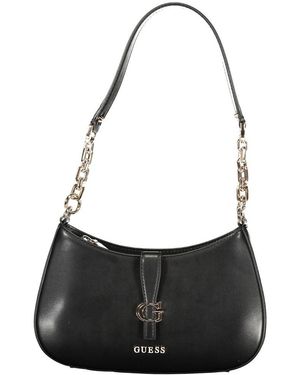 Guess Black Polyurethane Handbag