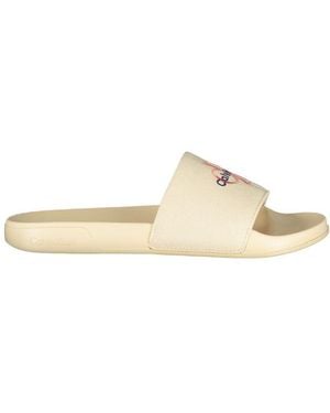 Calvin Klein Beige Polyester Shoe - White