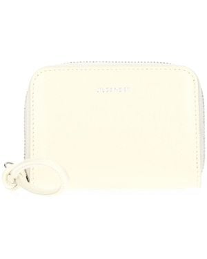 Jil Sander Leather Wallet - Natural