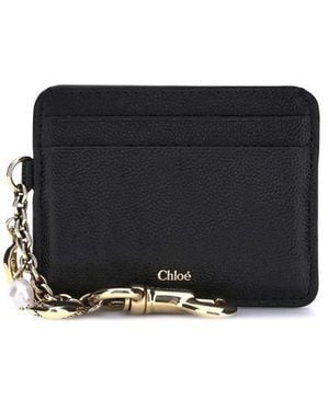 Chloé Charms Card Holder - Black