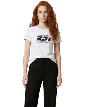EA7 Cotton T-Shirt - Black