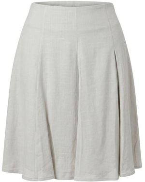 Trussardi Beige Viscose Skirt - Grey