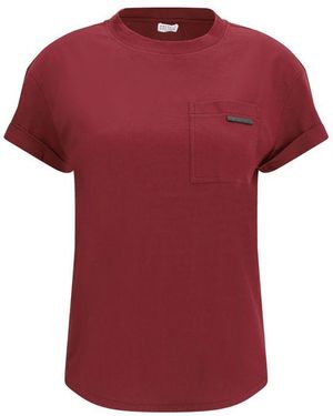 Brunello Cucinelli Cotton T - Red