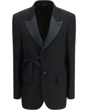 Balenciaga Black Wool Coat