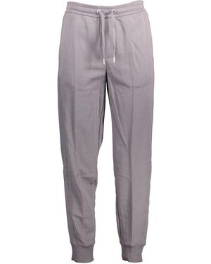 Calvin Klein Grigio Cotton Men Sport Trouser - Grey