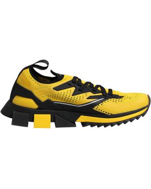 Dolce & Gabbana Ns1 Geometric Trainers - Yellow