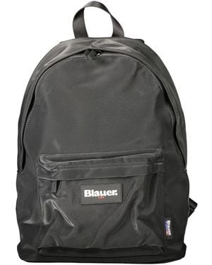 Blauer Black Polyester Men Backpack - Grey