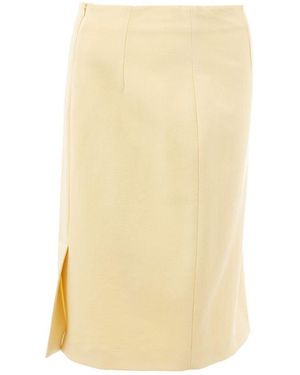 Lardini Viscose Skirt - Natural