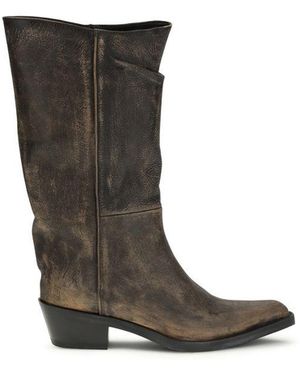 KHAITE Boots Clive Calfskin - Black