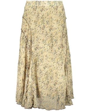 Desigual Beige Polyester 's Skirt - Natural