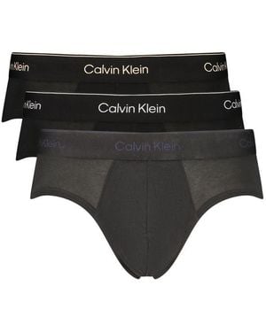 Calvin Klein Black Cotton Men Brief