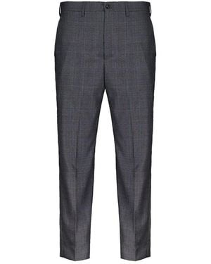 AUTORE Grey Wool Dress Trousers