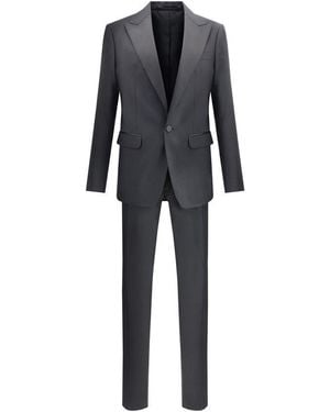 DSquared² ² Fleece Wool Two-Piece Suit - Black