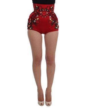 Dolce & Gabbana Short Shorts - Red