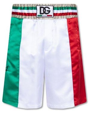 Dolce & Gabbana Satin Shorts - Red