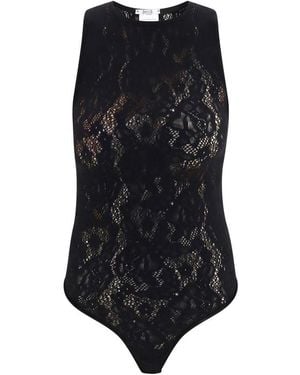 Wolford Black Polyamide Bodysuit