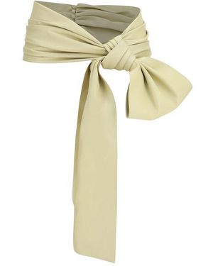 Chloé Lamb Ovis Aries Aries Thin Belt - Metallic